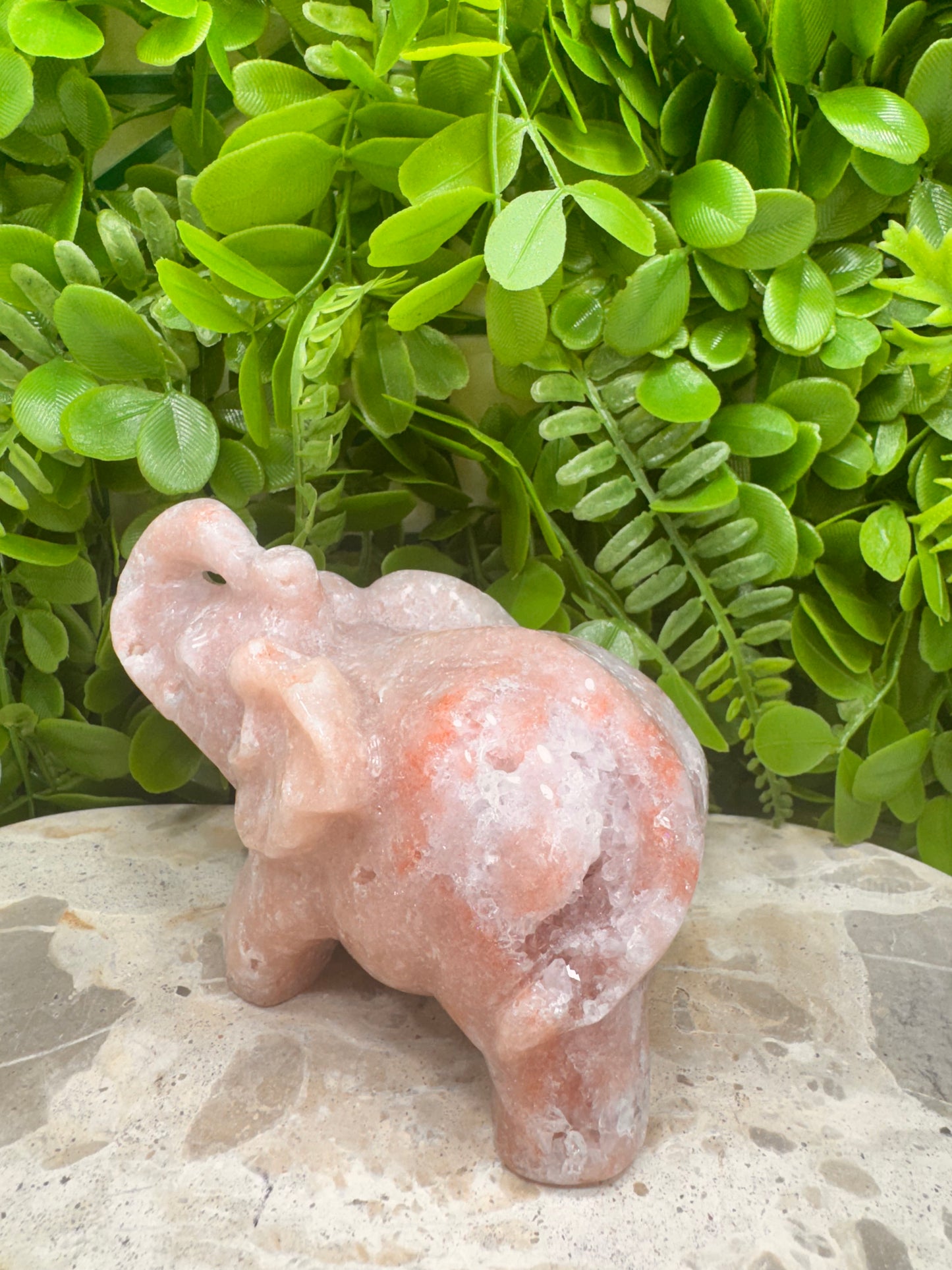 Pink Amethyst Elephant 626g