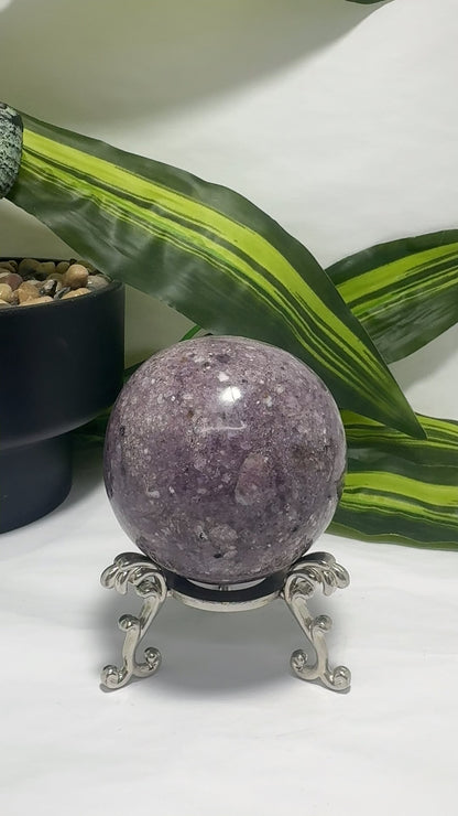 Purple Mica Sphere 416g