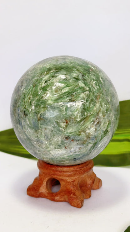 Blue/Green Kyanite Sphere 644g