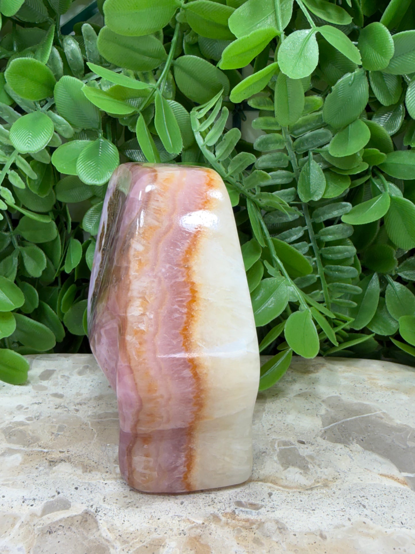 Pink Aragonite Freeform 774g