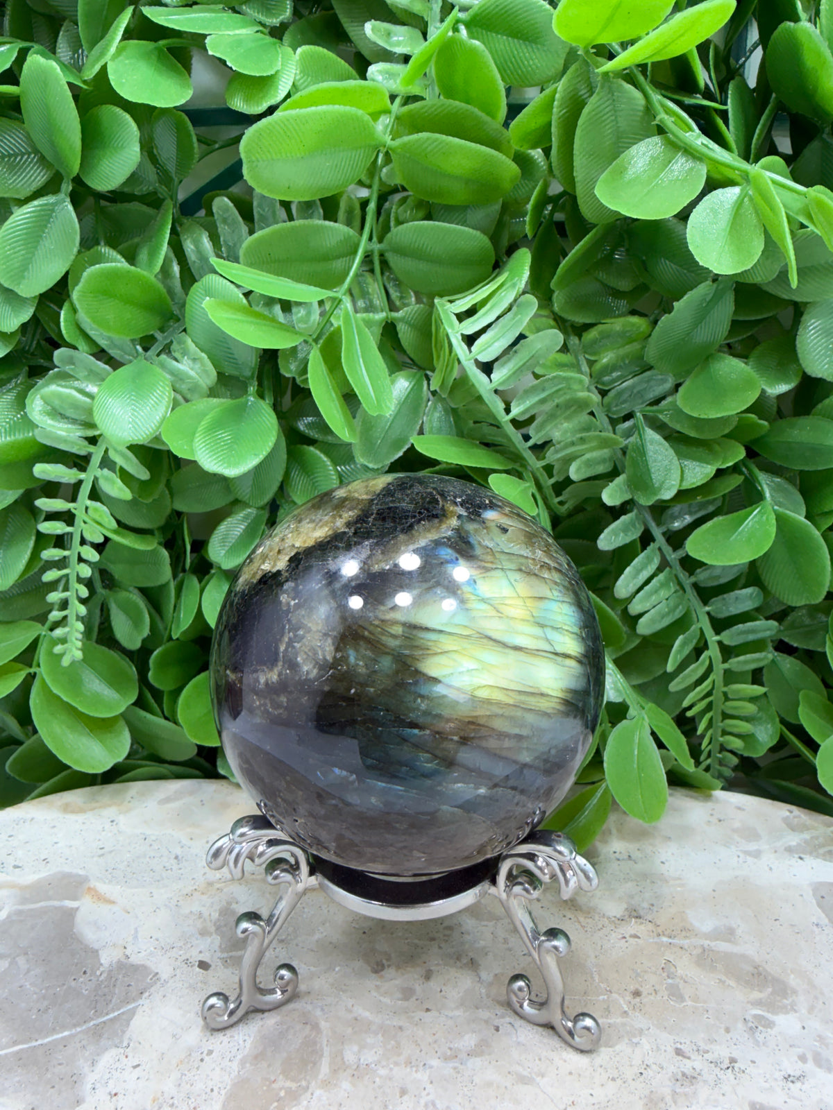 Labradorite Sphere | Protection • Intuition • Transformation