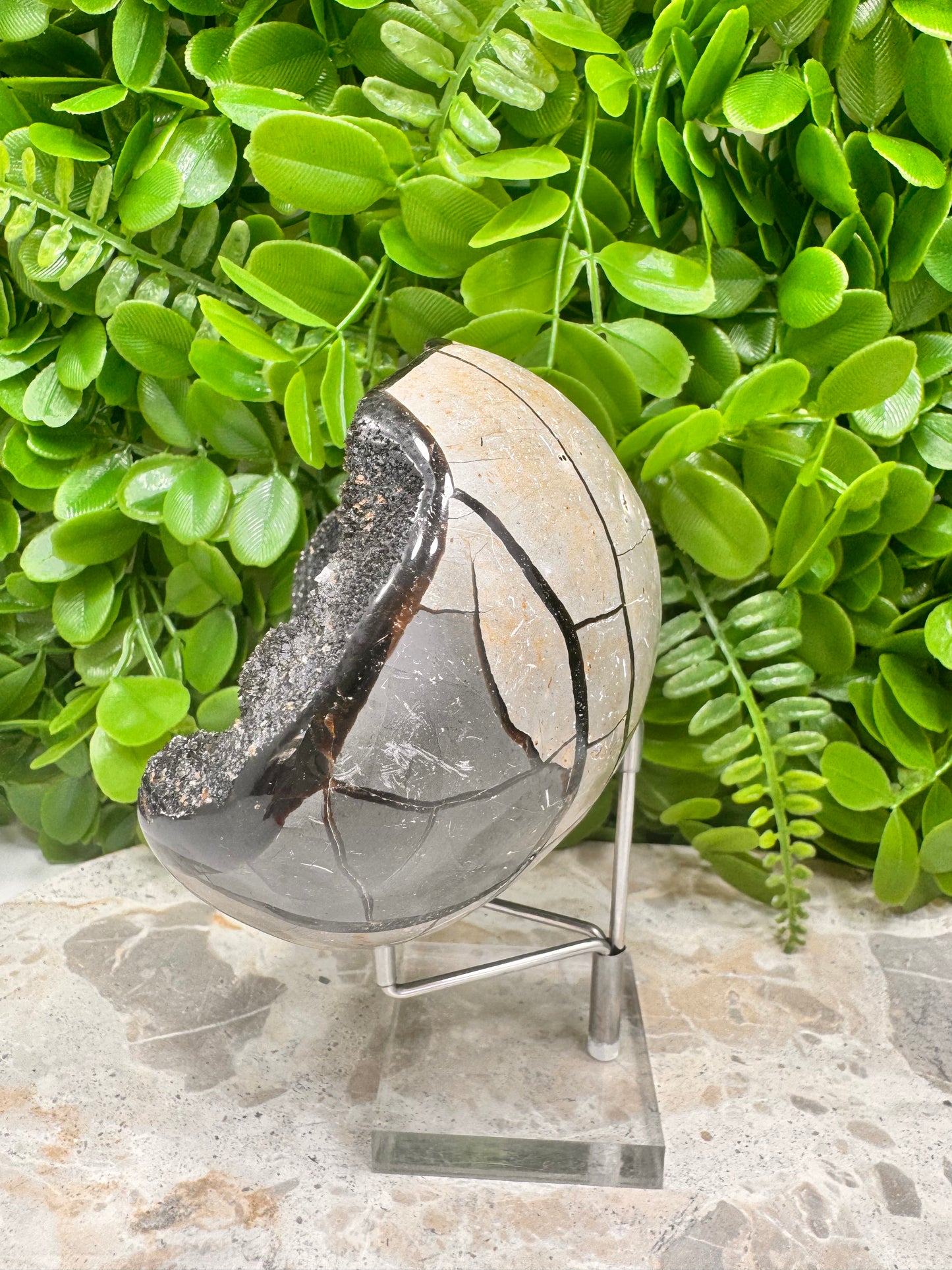 Septarian Dragon Stone Heart 920g