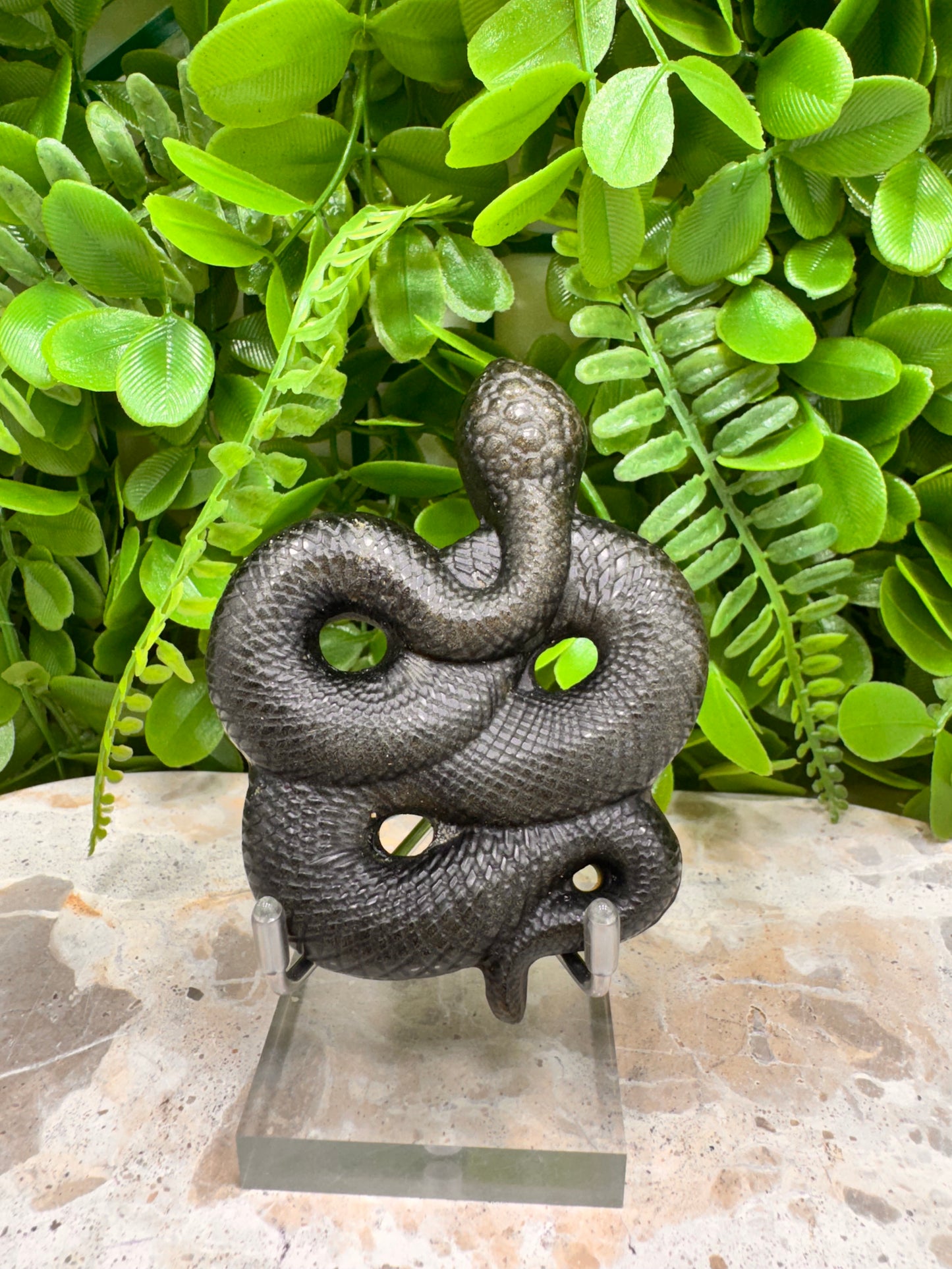Golden Sheen Obsidian Snake app. 80g