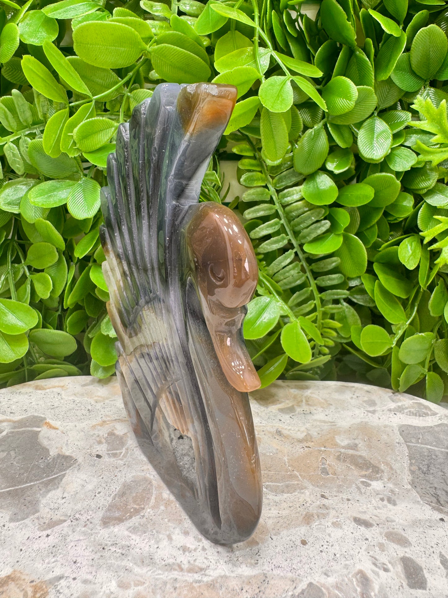 Agate Druzy Swan 306g