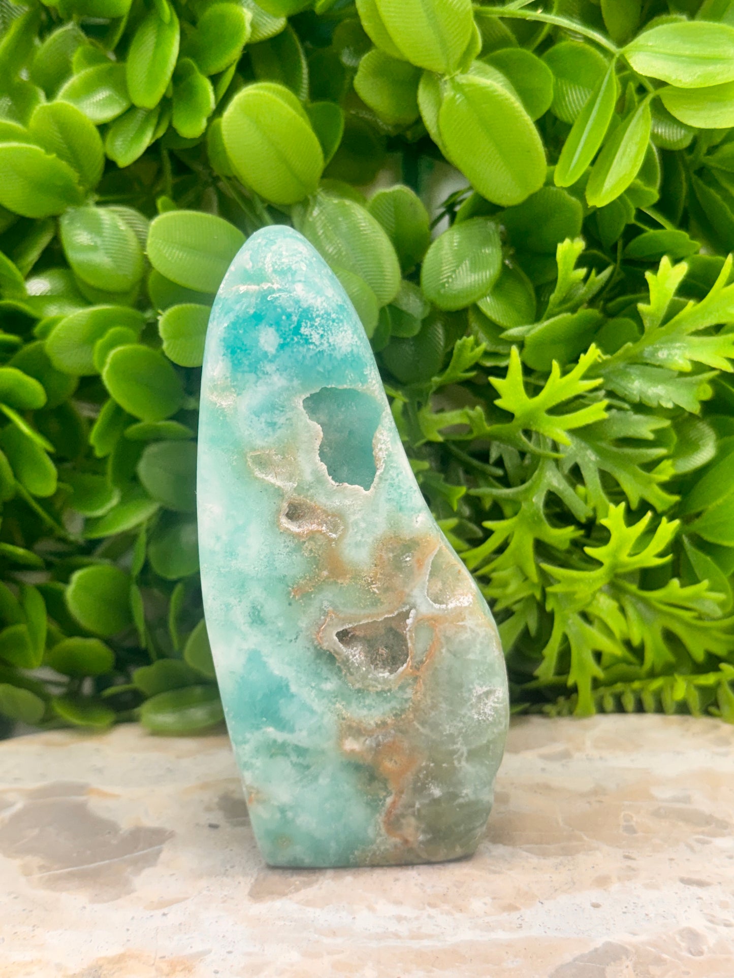 Aragonite with Smithsonite Freeform 416g
