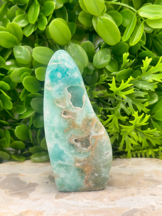 Aragonite with Smithsonite Freeform 416g