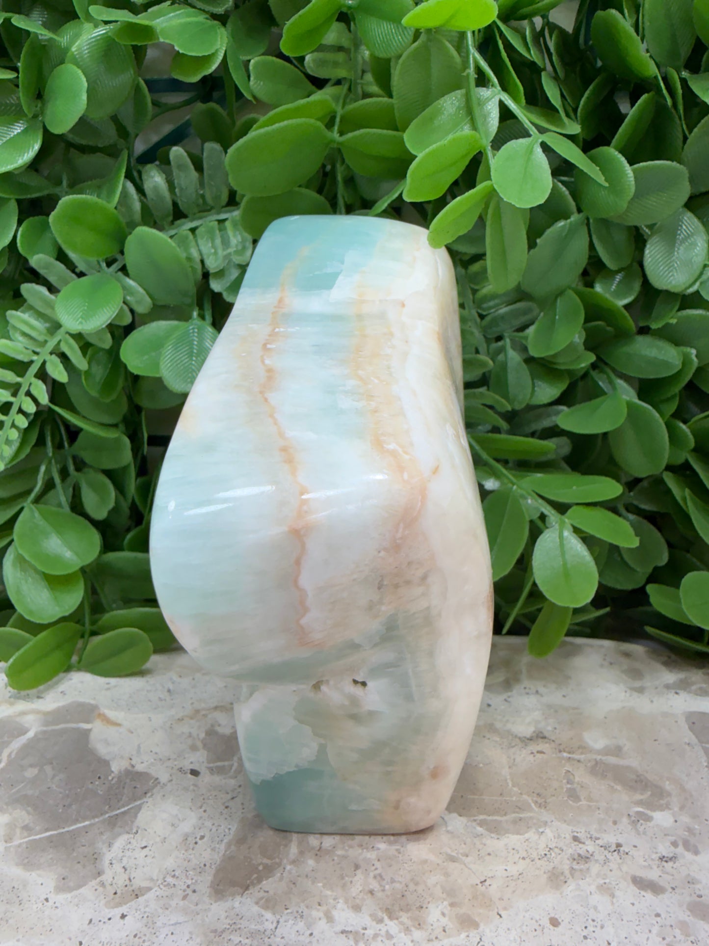 Aqua Caribbean Calcite Freeform 1050g