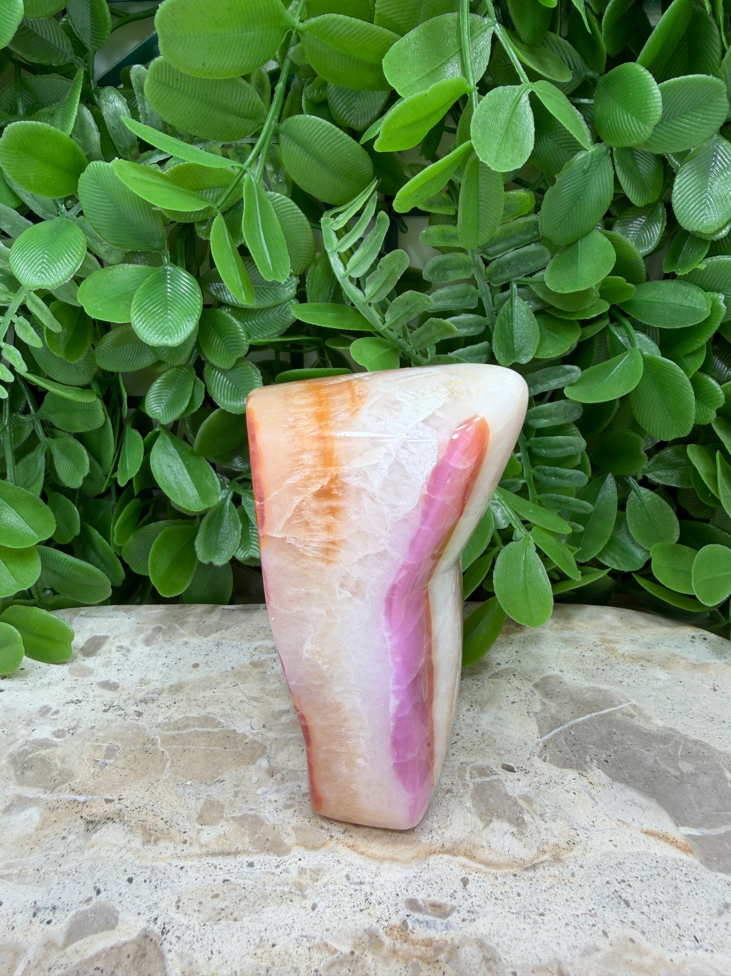 Pink Aragonite Freeform 492g