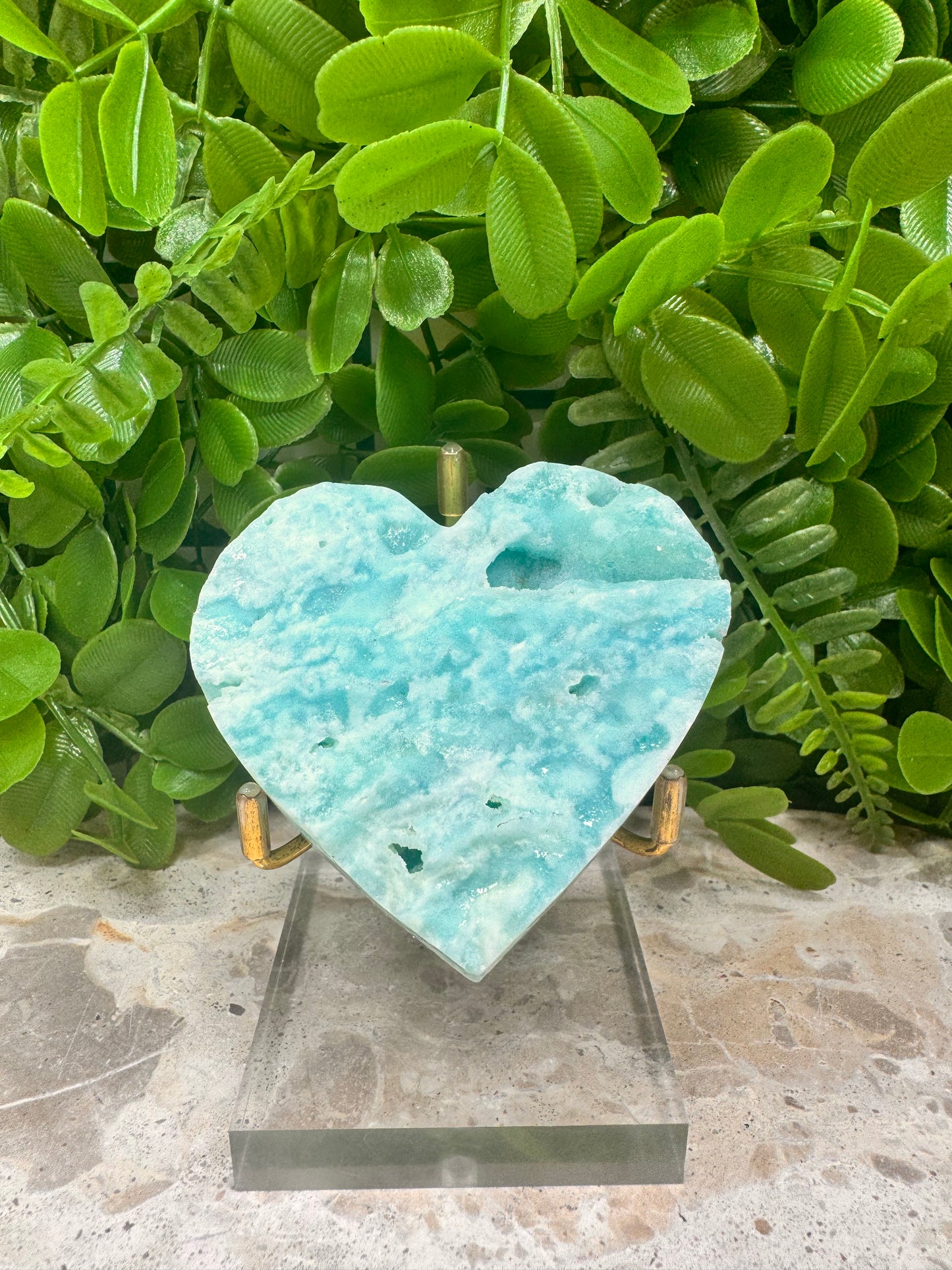 Hemimorphite Heart 205g