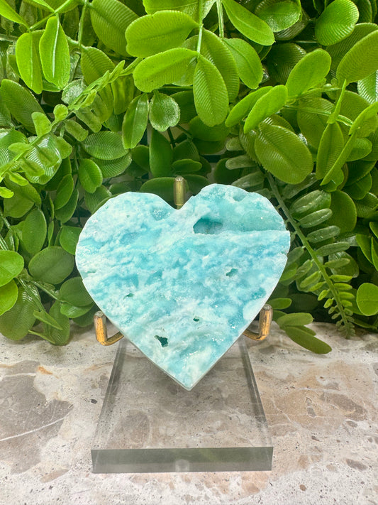 Hemimorphite Heart 205g