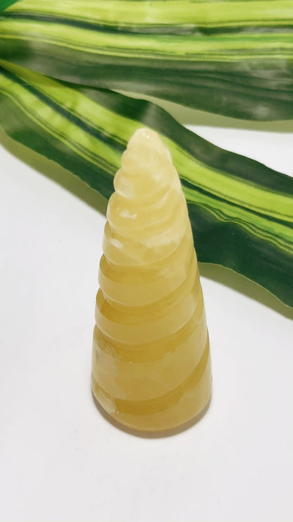Lemon Calcite Point 170g