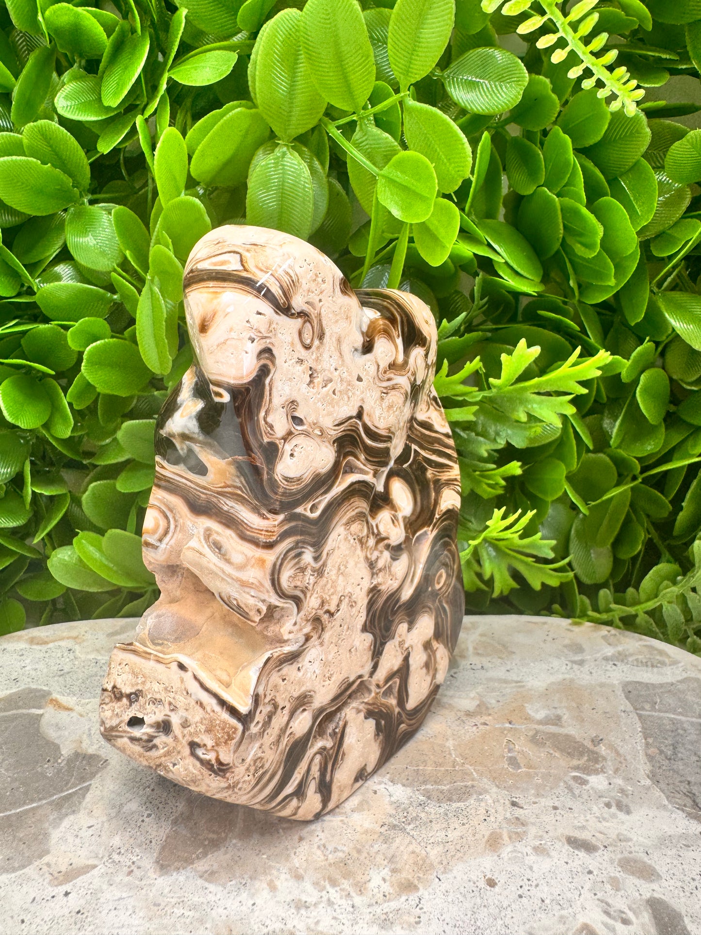 Chocolate Calcite Freeform 740g