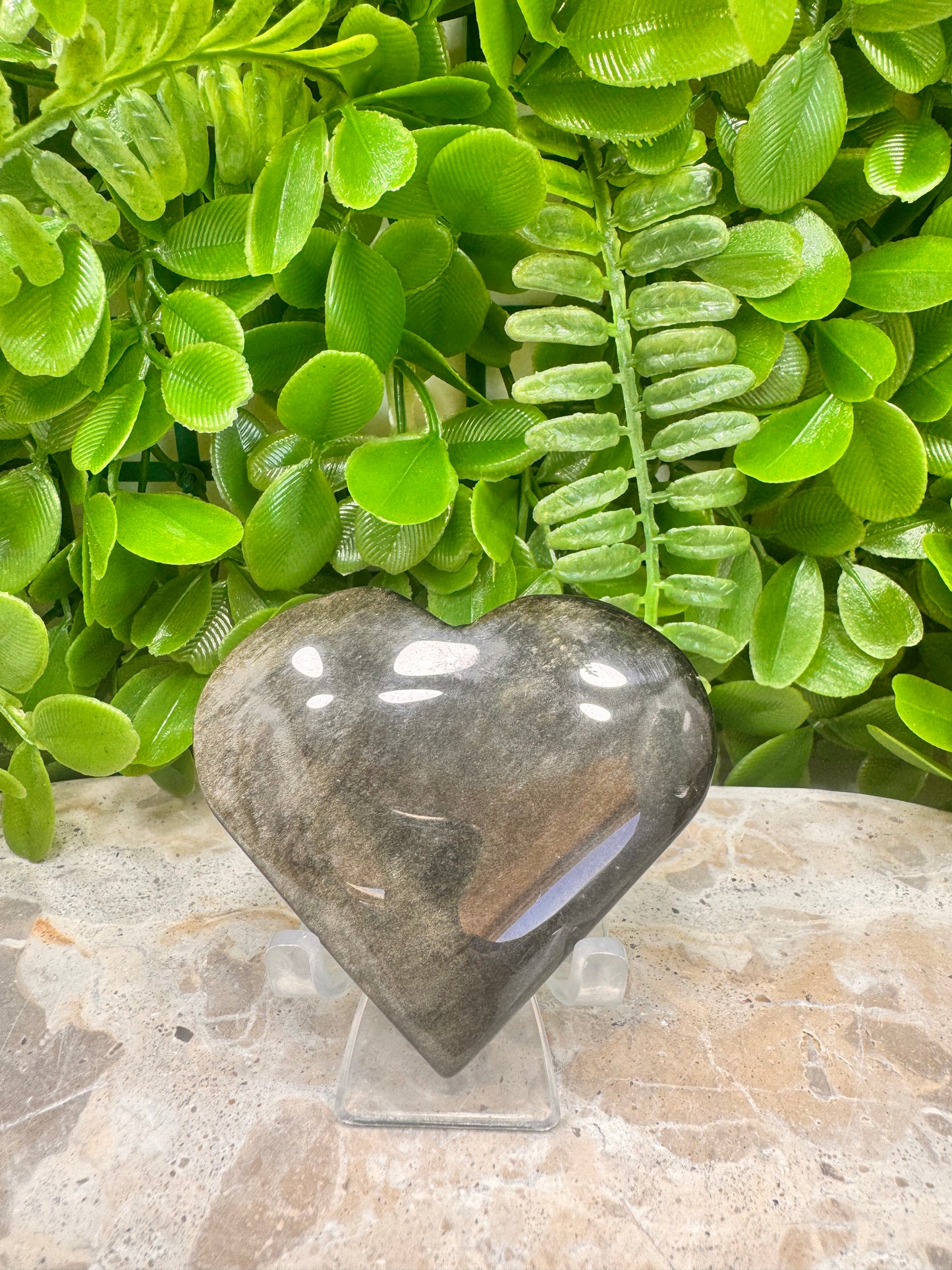 Golden Obsidian Heart 114g