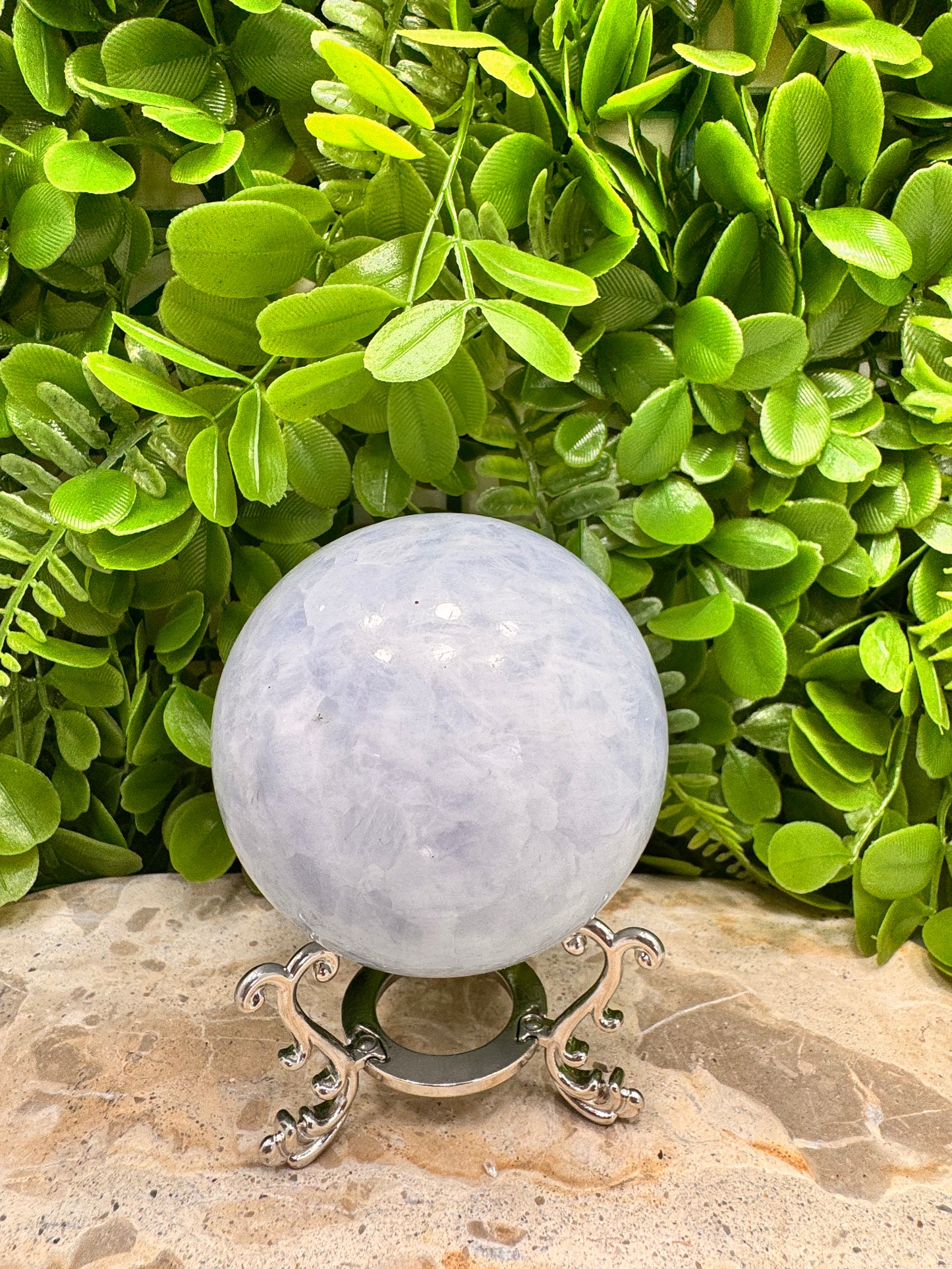 Blue Calcite Sphere 650g