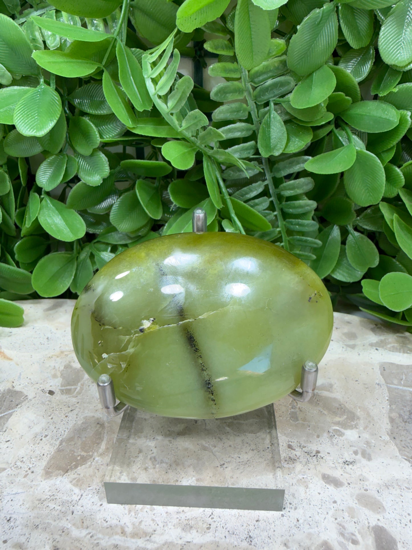 Flower Jade Palm Stone 96g