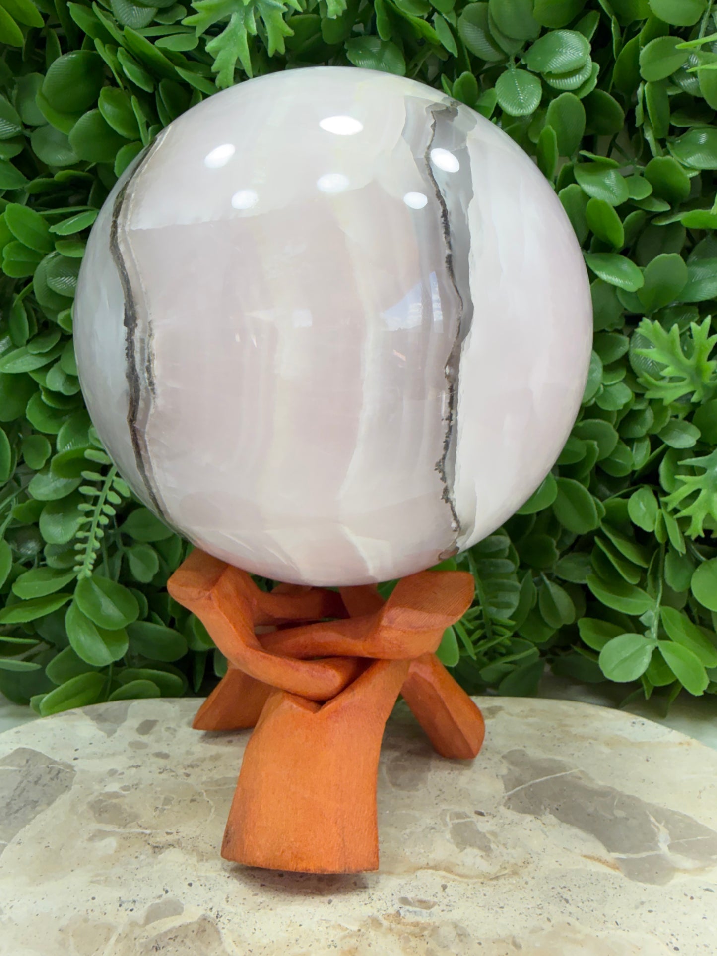 Smokey Pink Mangano UV Sphere 3646g