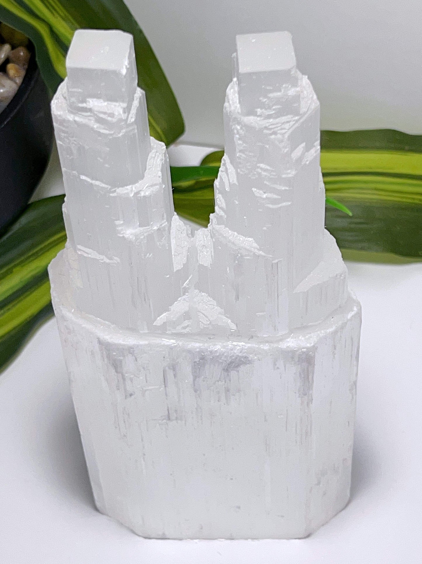 Selenite Twin Tower 1198G