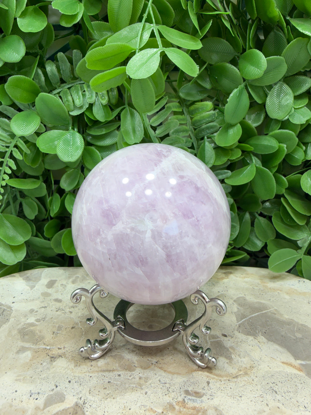 Kunzite Sphere 680g| Love • Peace • Compassion