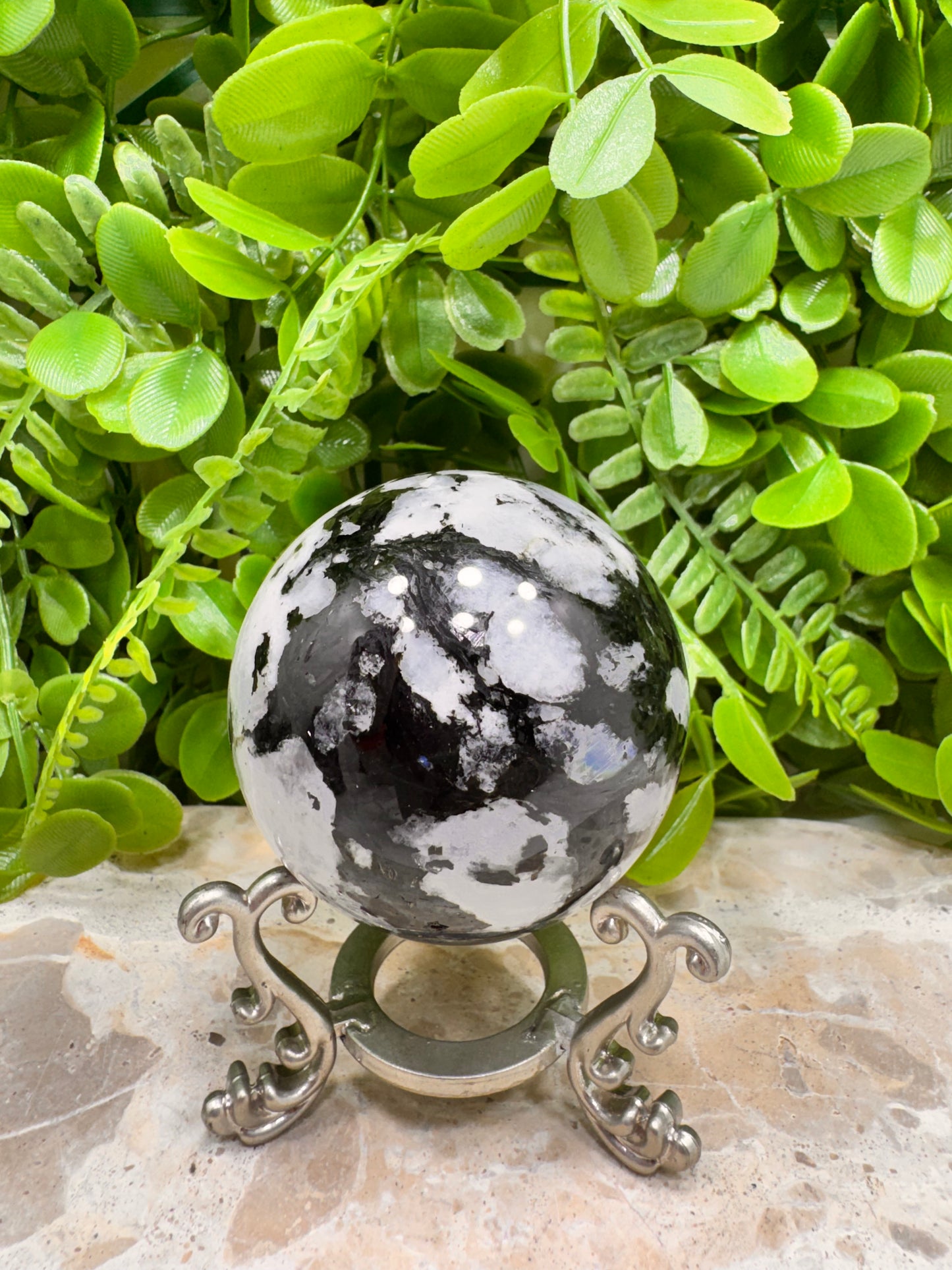 Rainbow Moonstone Sphere 361g
