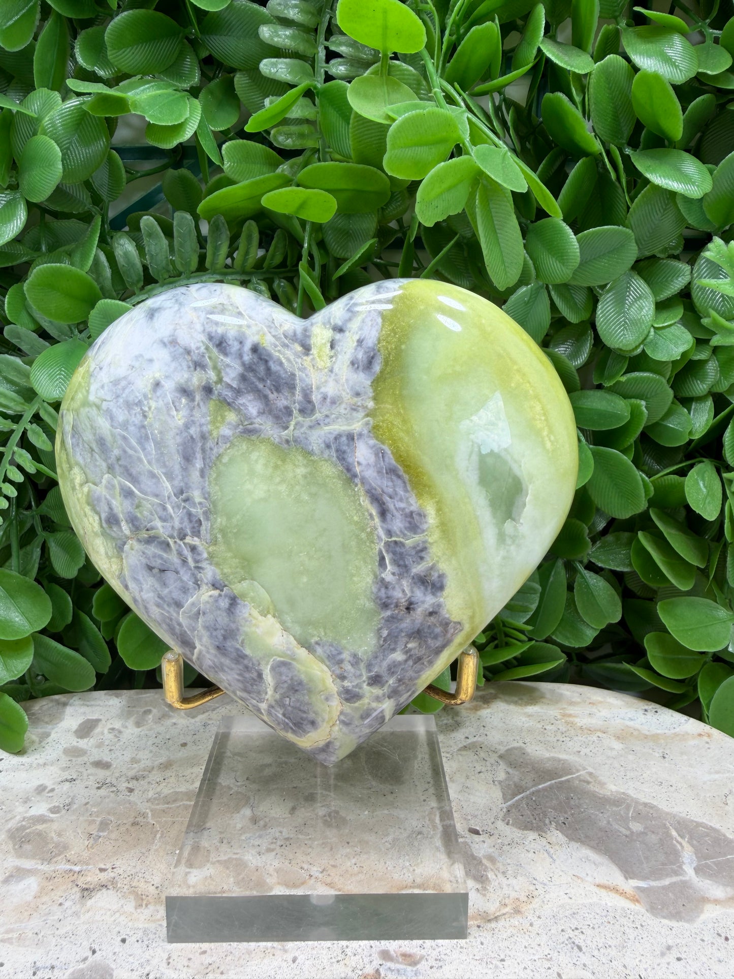 Flower Jade Heart 670g