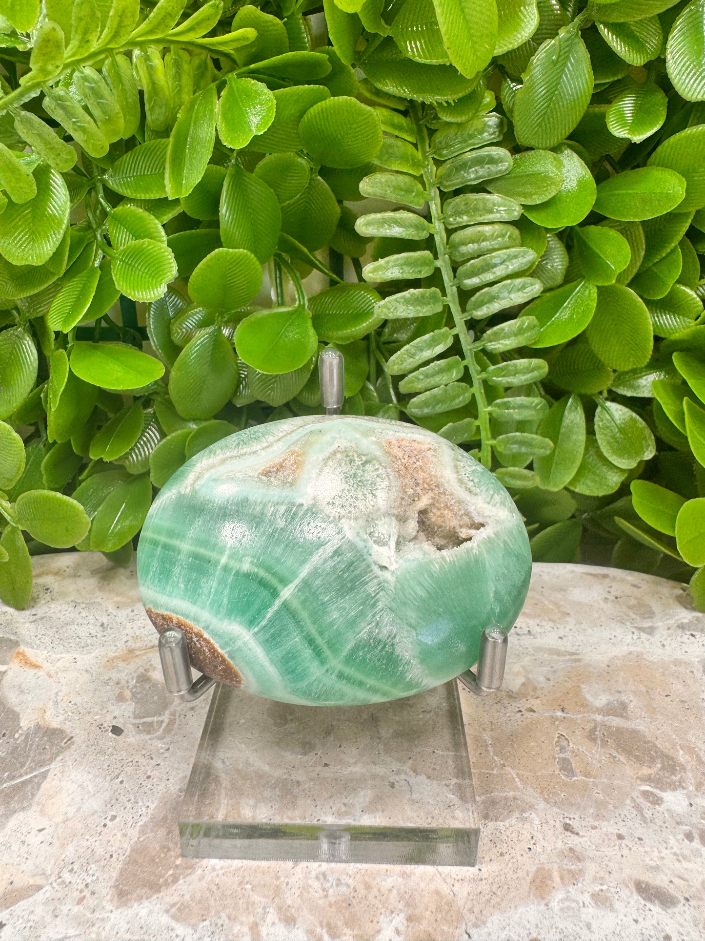 Smithsonite Palm Stone 104g
