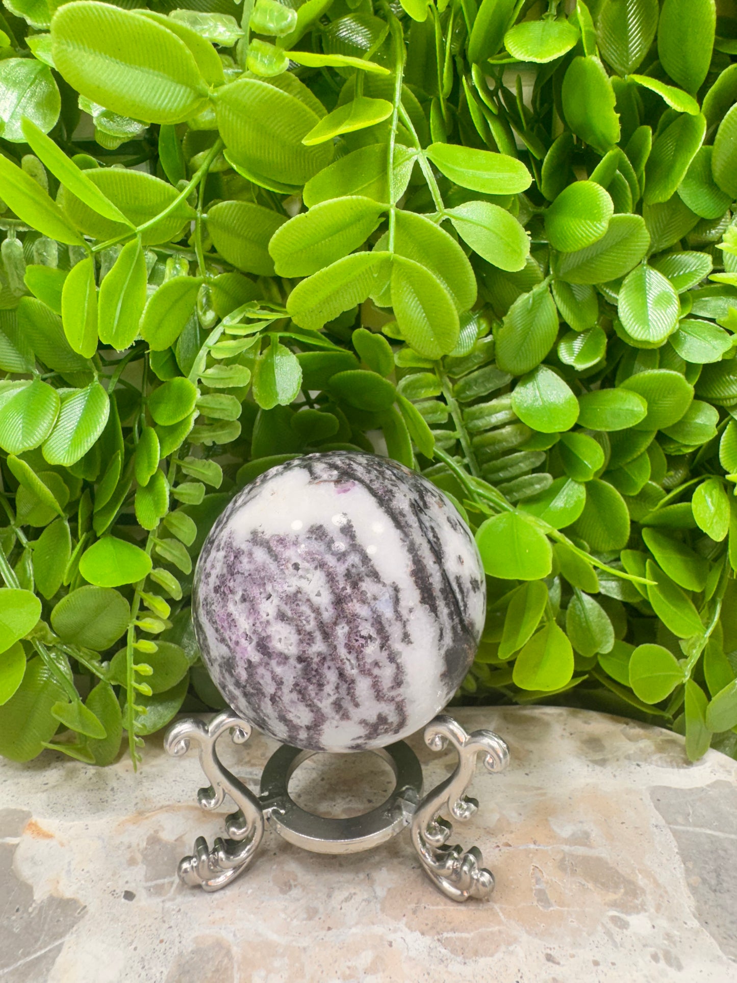 Zebra Jasper Sphere 390g