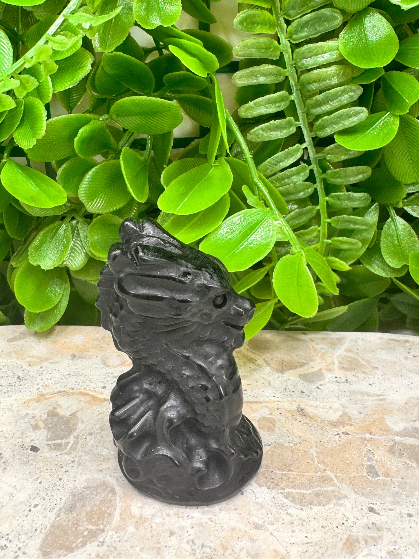 Obsidian Dragon Pawn 78g