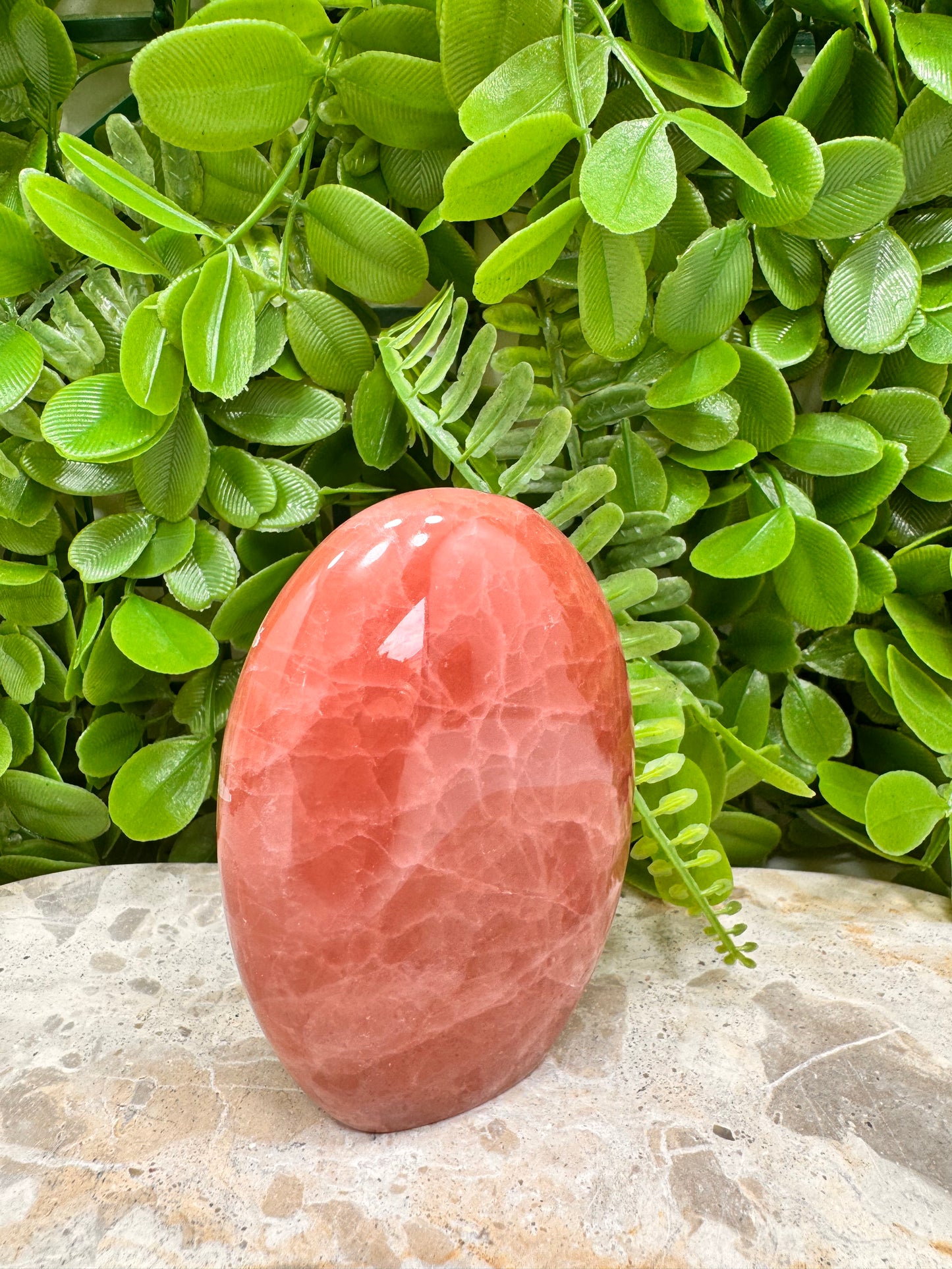 Standing Rose Calcite 320g