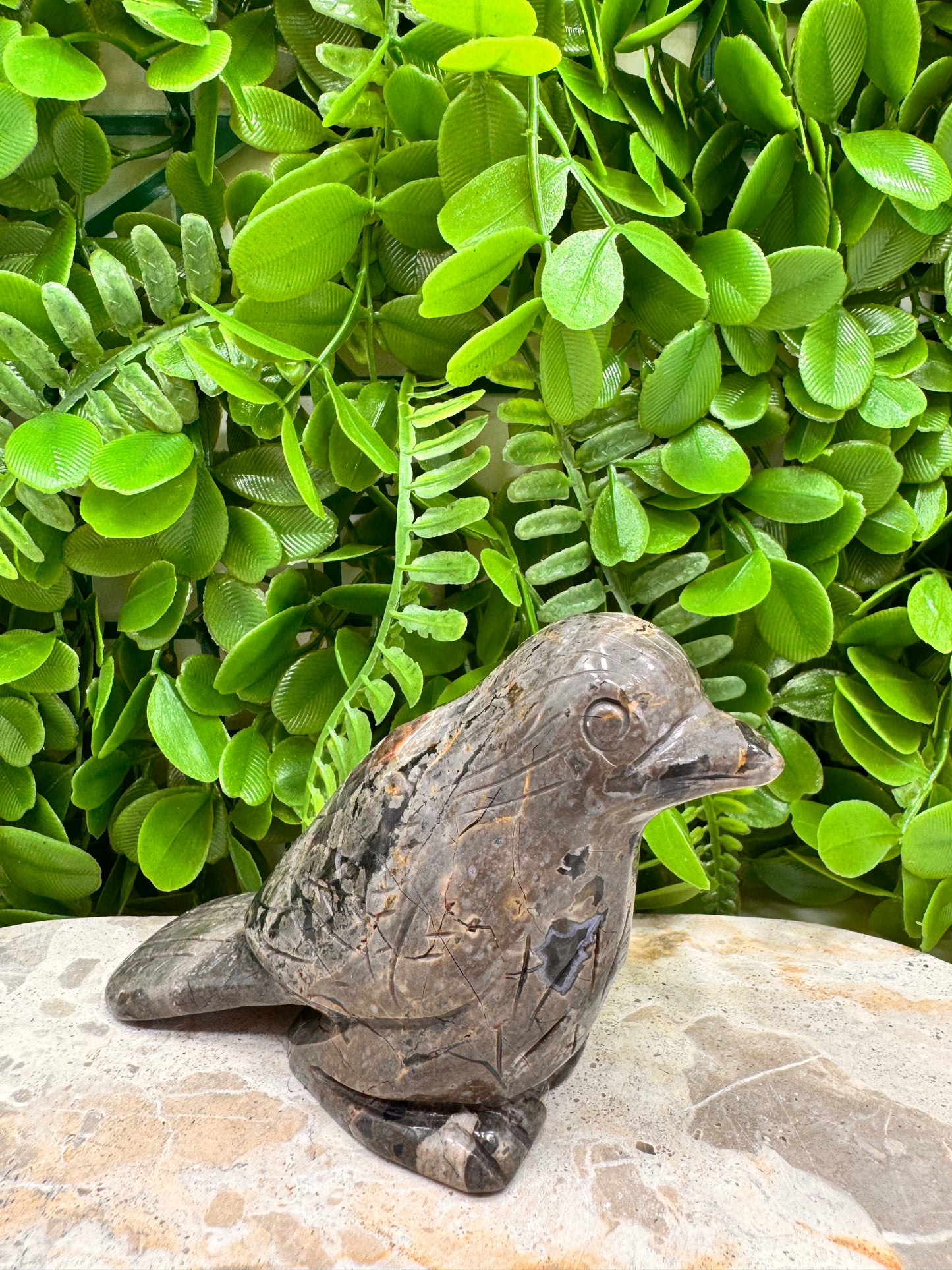 Volcanic Agate Bird 368g