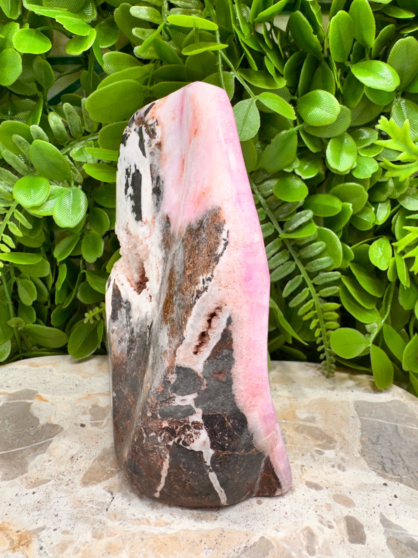 Pink Aragonite Freeform 1290g