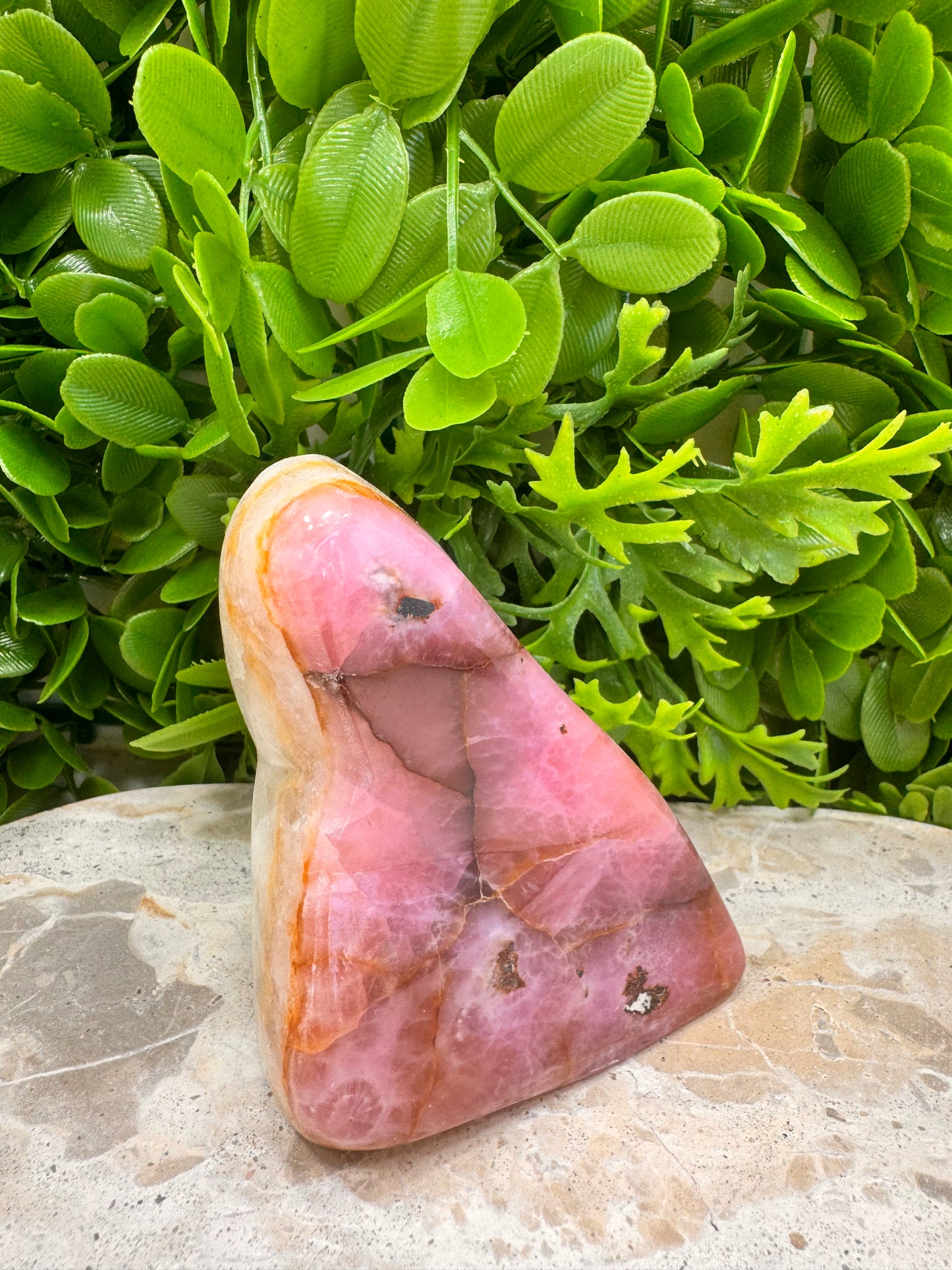 Pink Aragonite Freeform 498g
