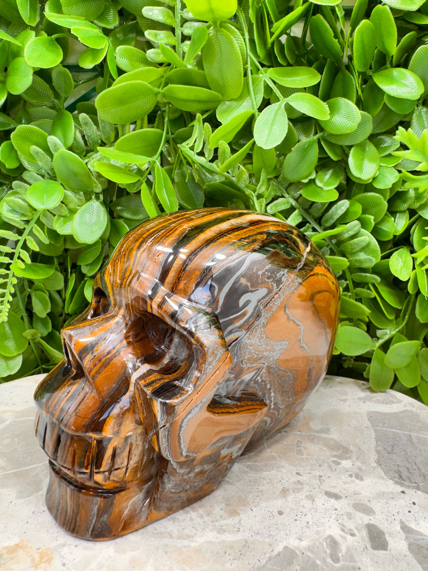 Tiger Ore Skull 2134g
