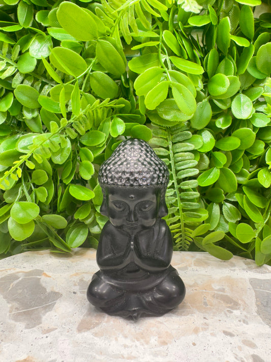 Black Obsidian Buddha 350g