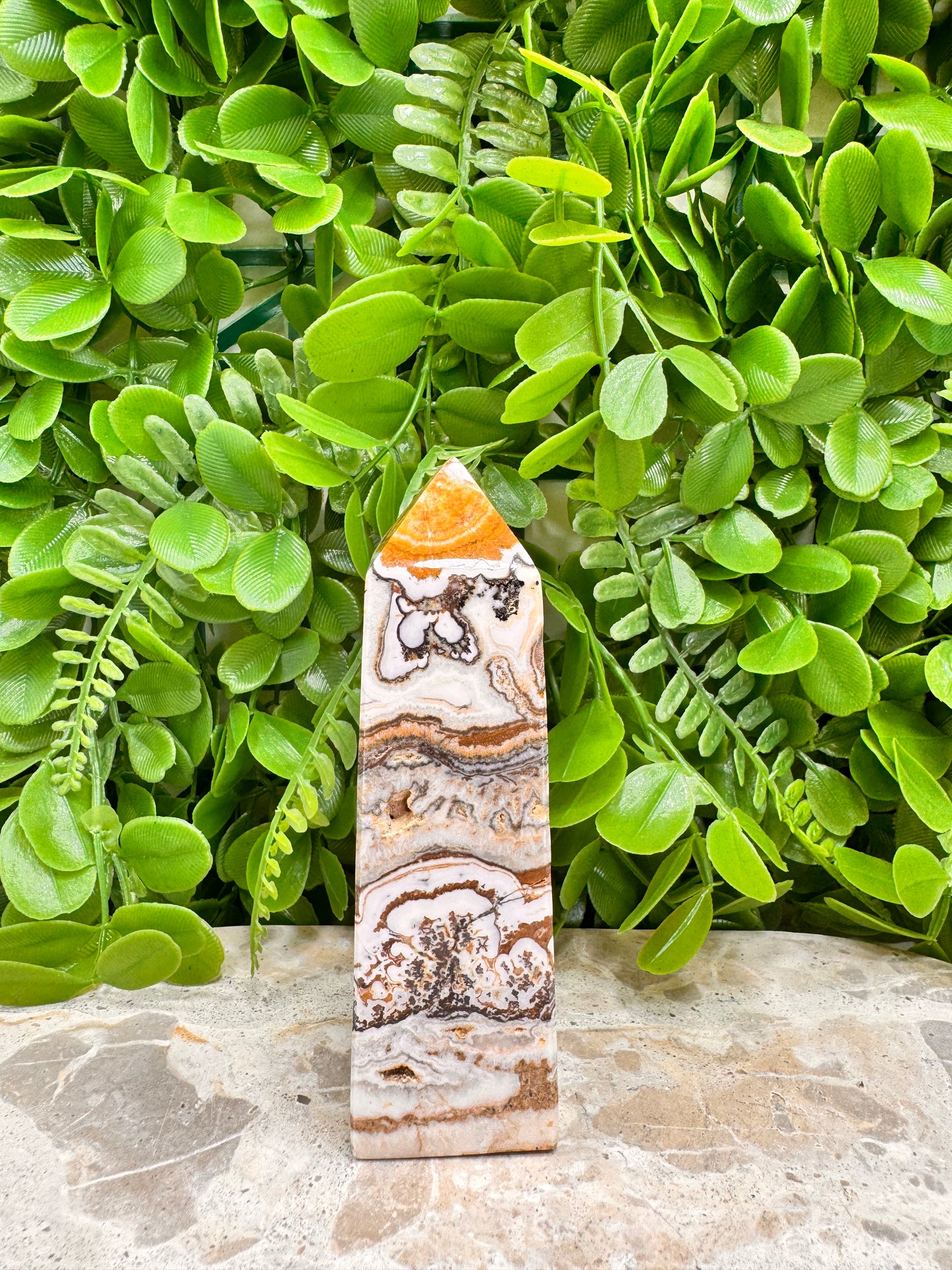 Dendritic Ocean Root Jasper Towers 309g
