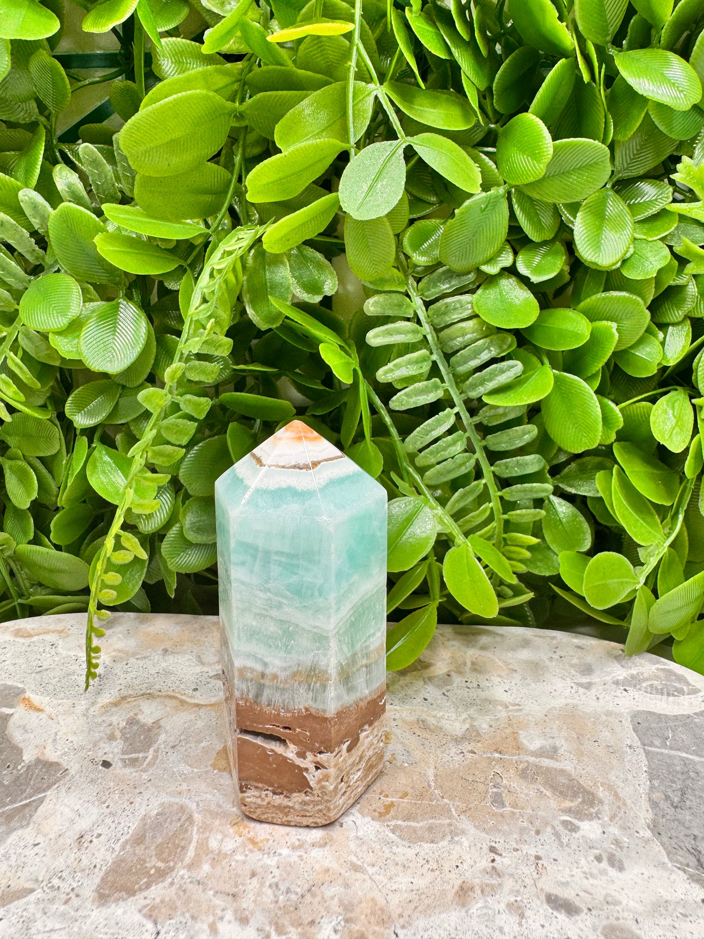 Caribbean Calcite Point 184g