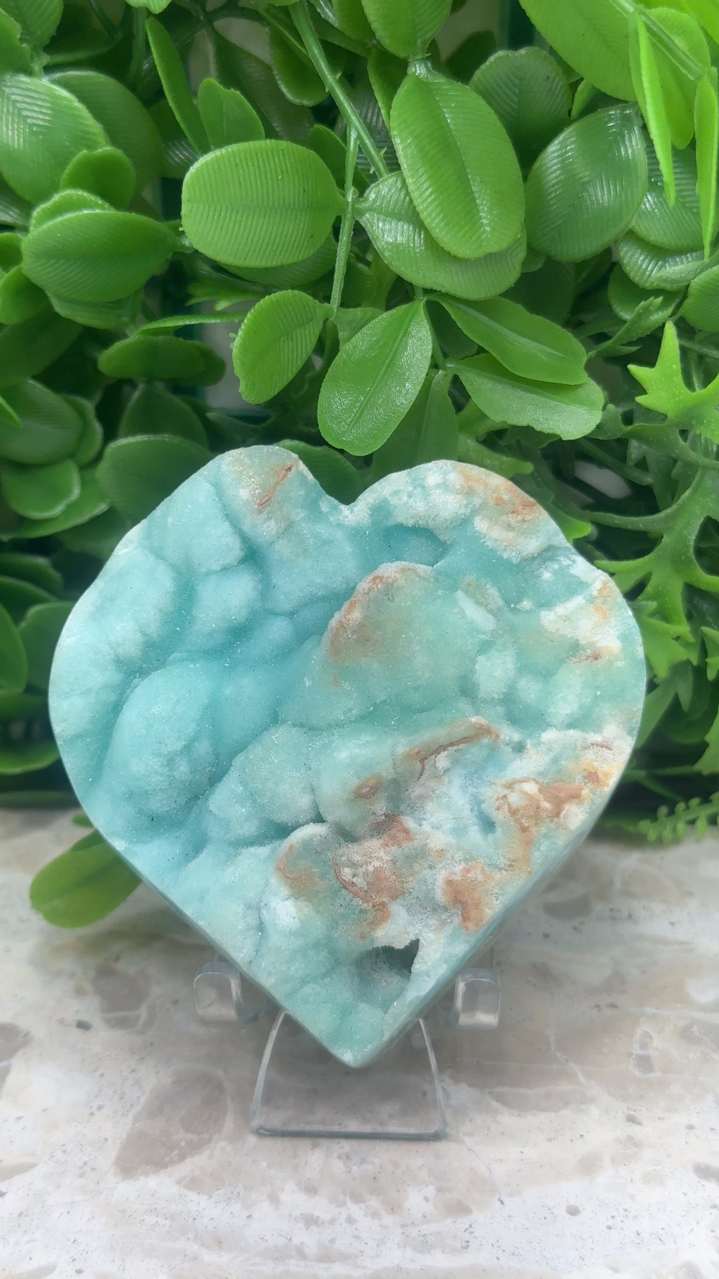 Hemimorphite Heart 388g