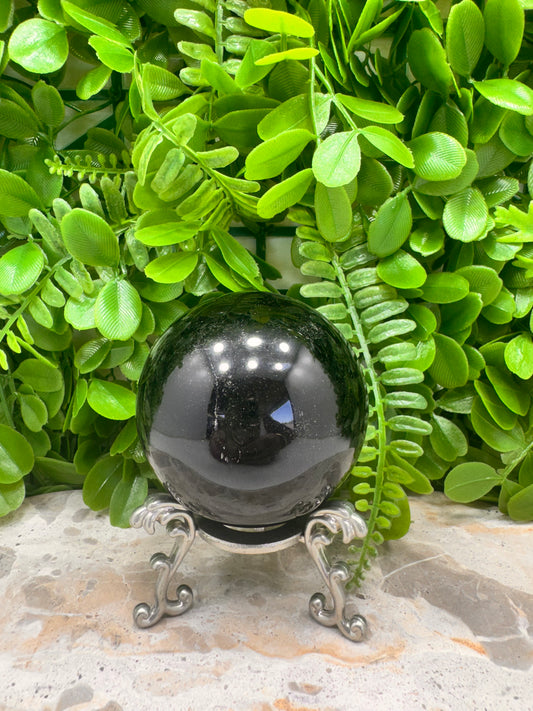 Obsidian Sphere 442g