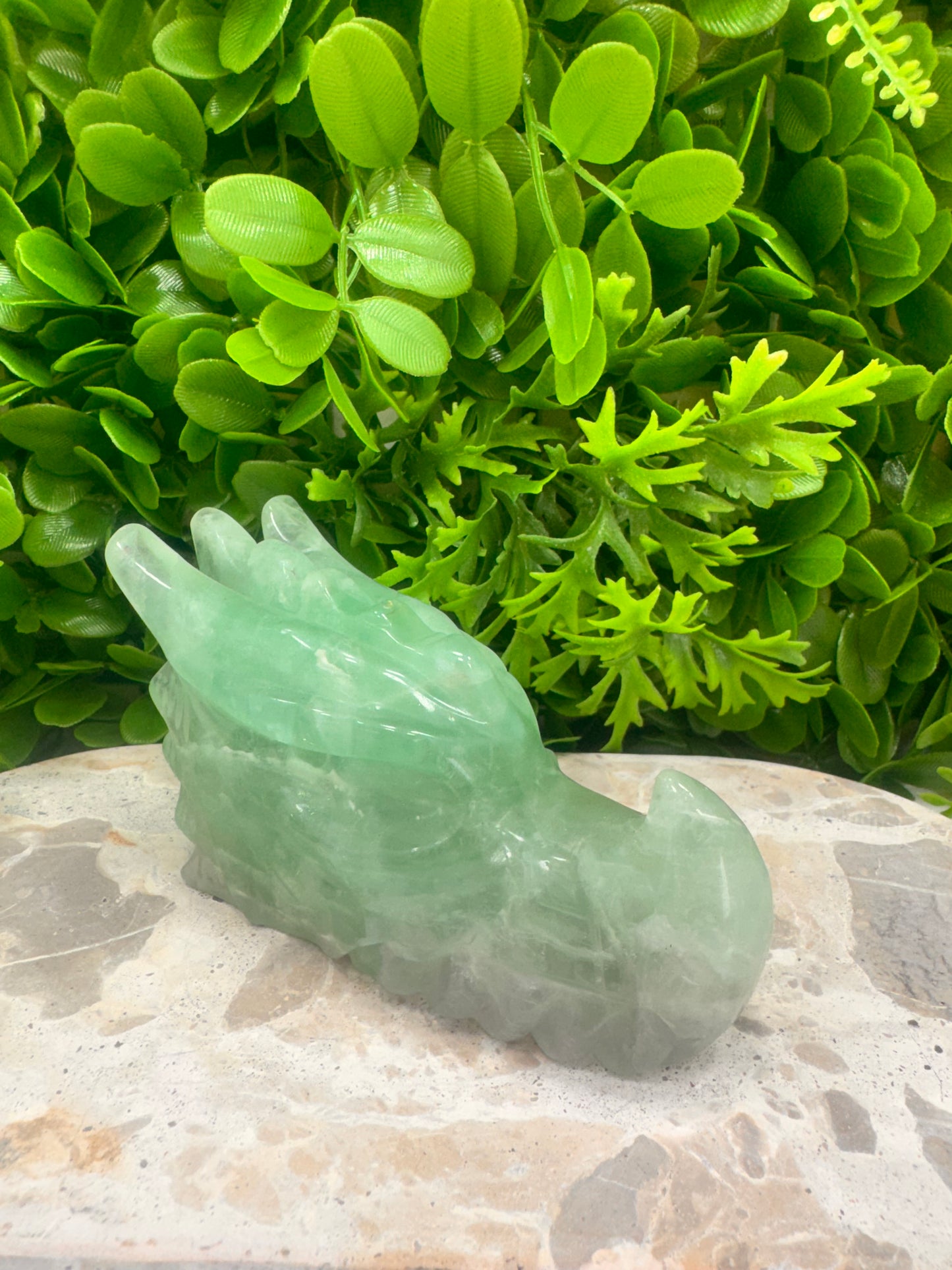 Green Fluorite Dragon 662g