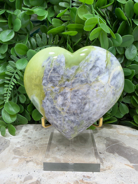Flower Jade Heart 670g