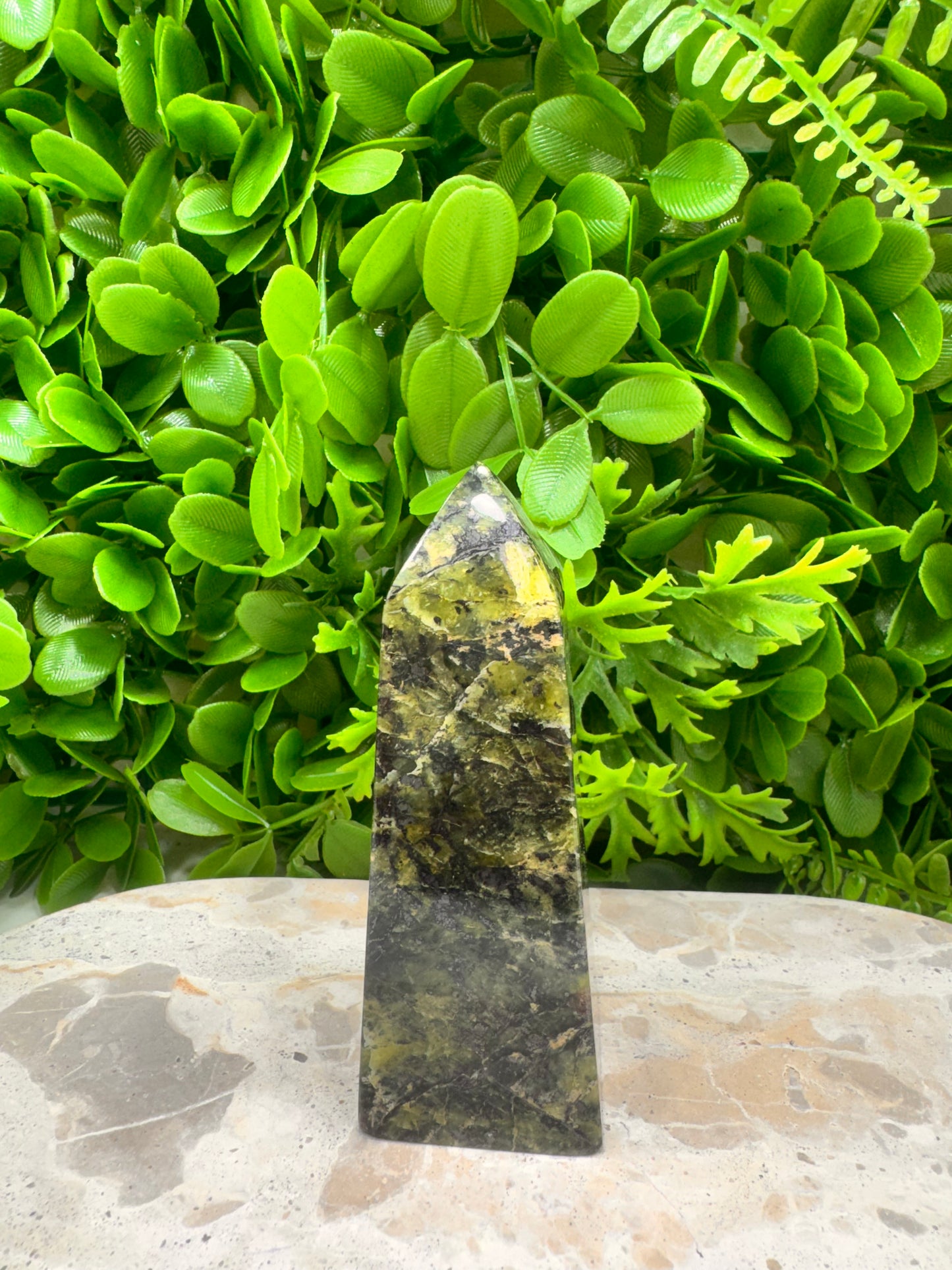 Nephrite Jade Tower 300g