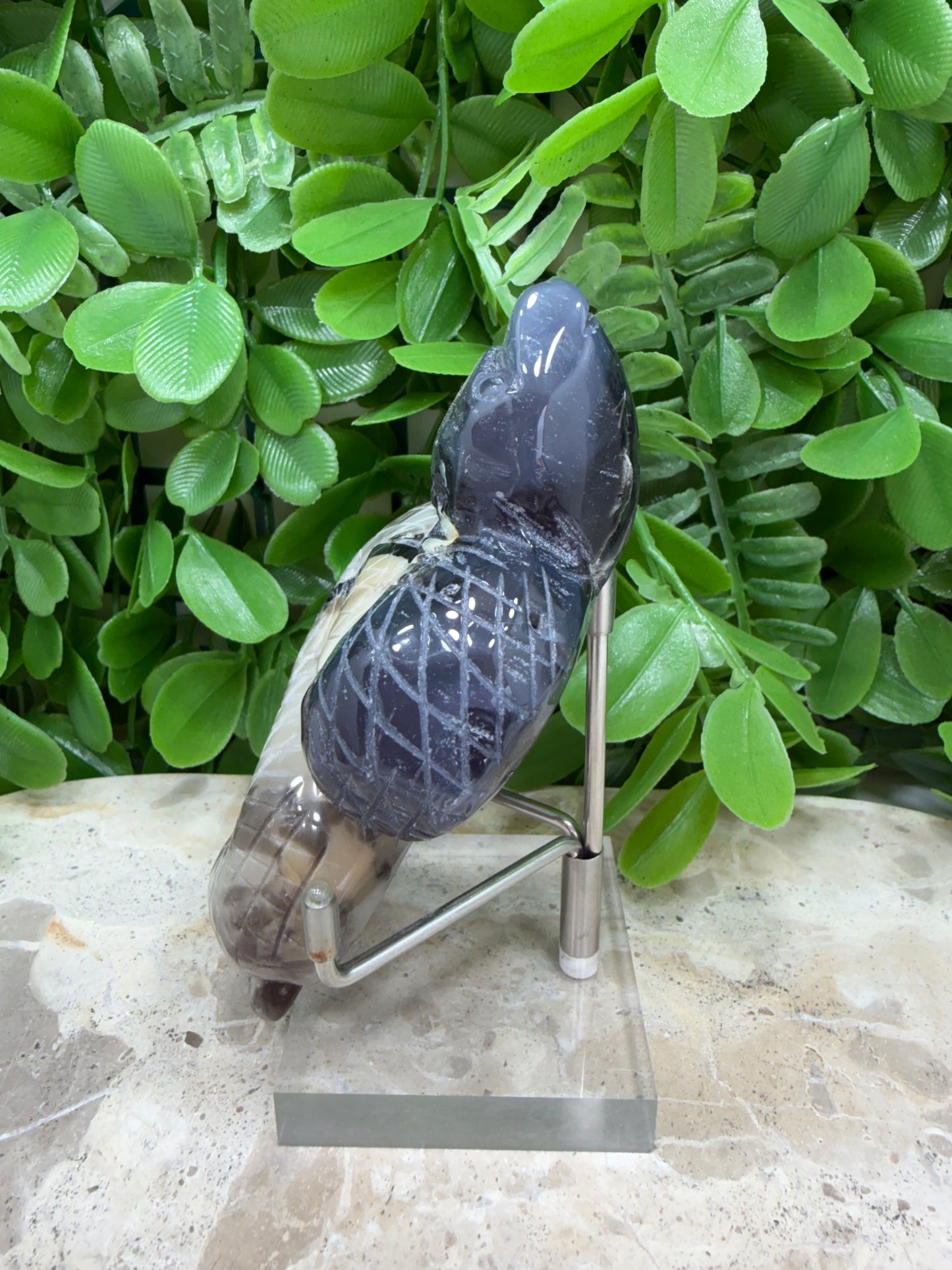 Volcanic Agate Snake 202g