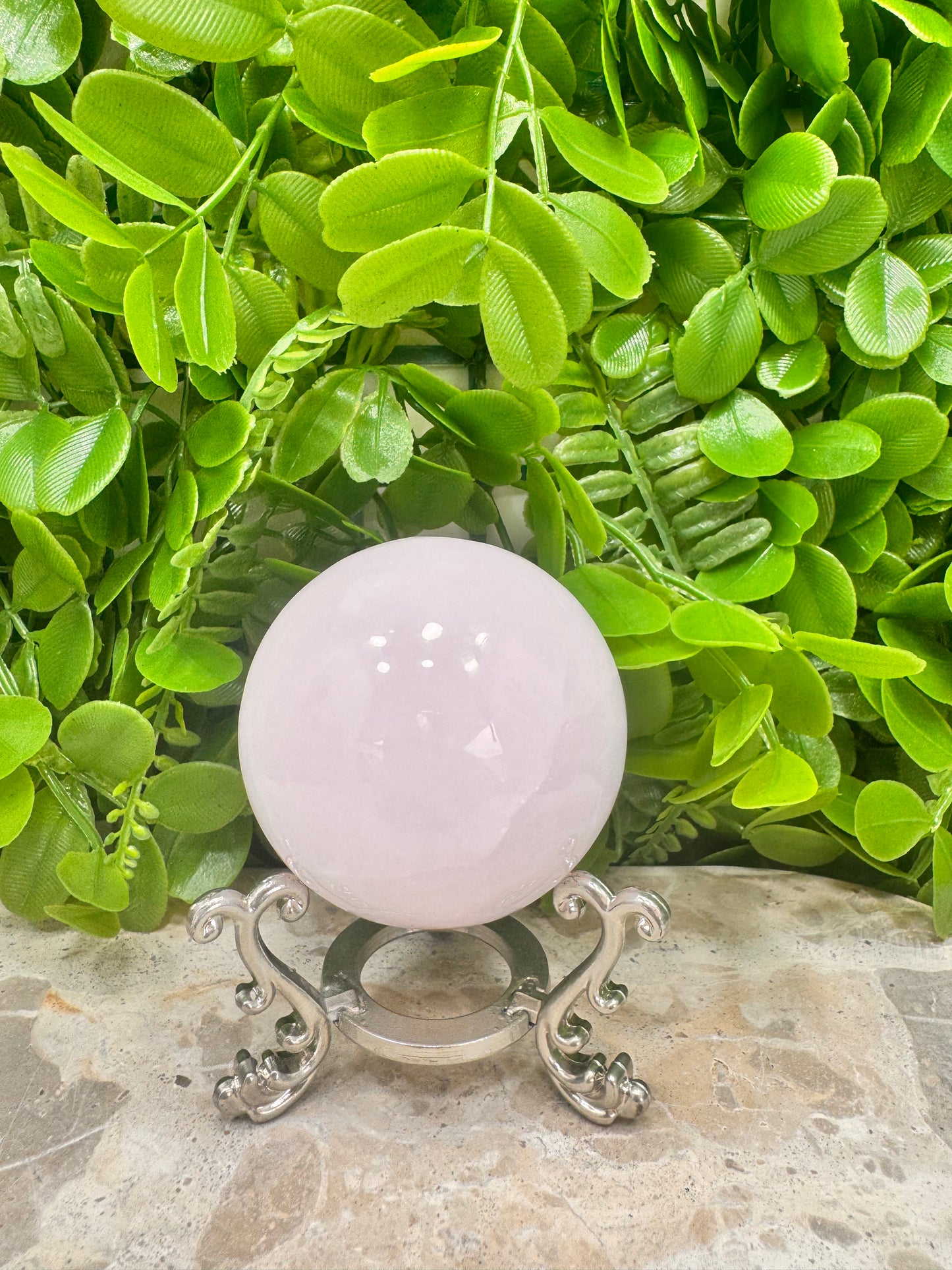 Pink Mangano Sphere 332g