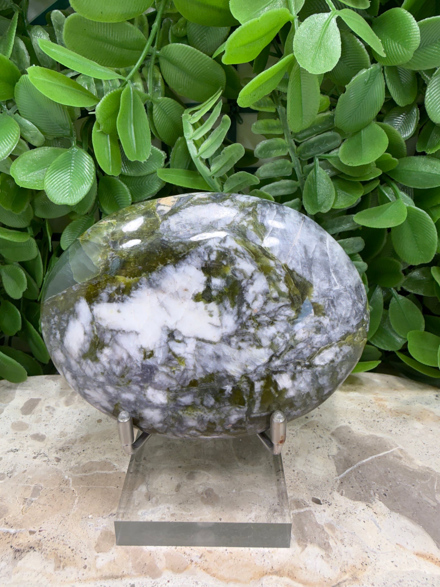 Flower Jade Palm Stone 280g