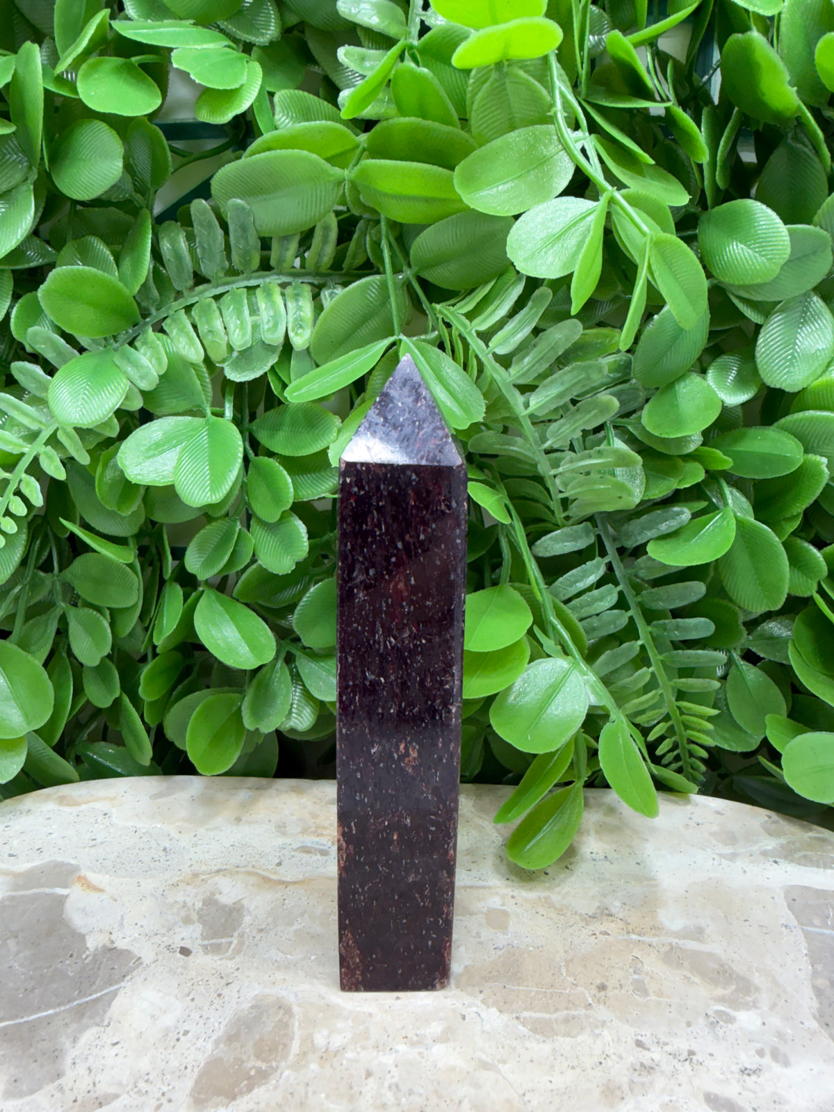 Red Mica Tower | Strength • Grounding • Vitality