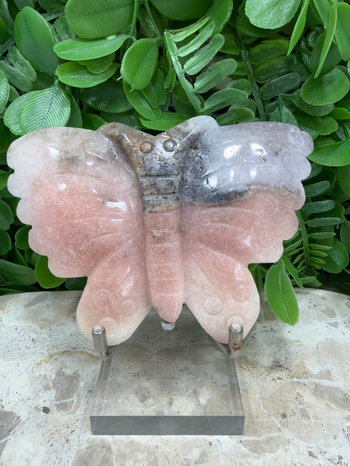 Pink Amethyst Butterfly | Love • Peace • Intuition
