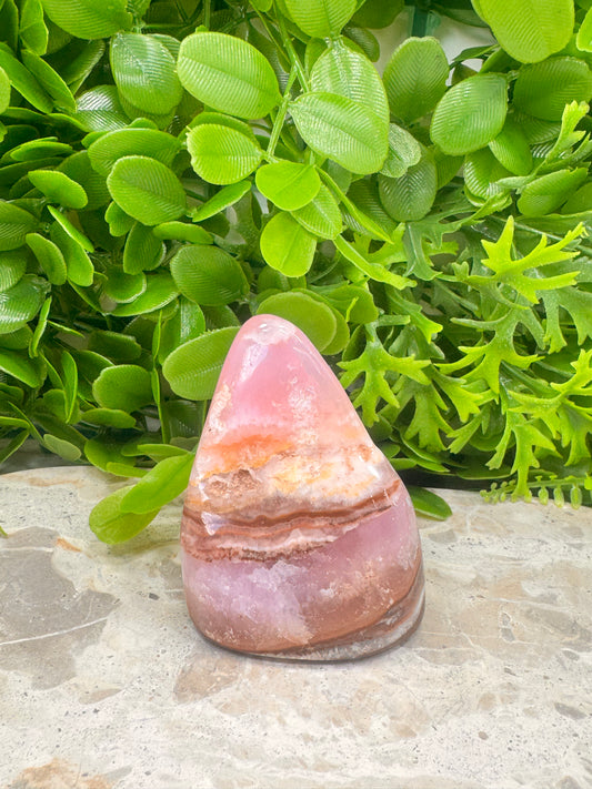 Pink Aragonite Freeform 214g