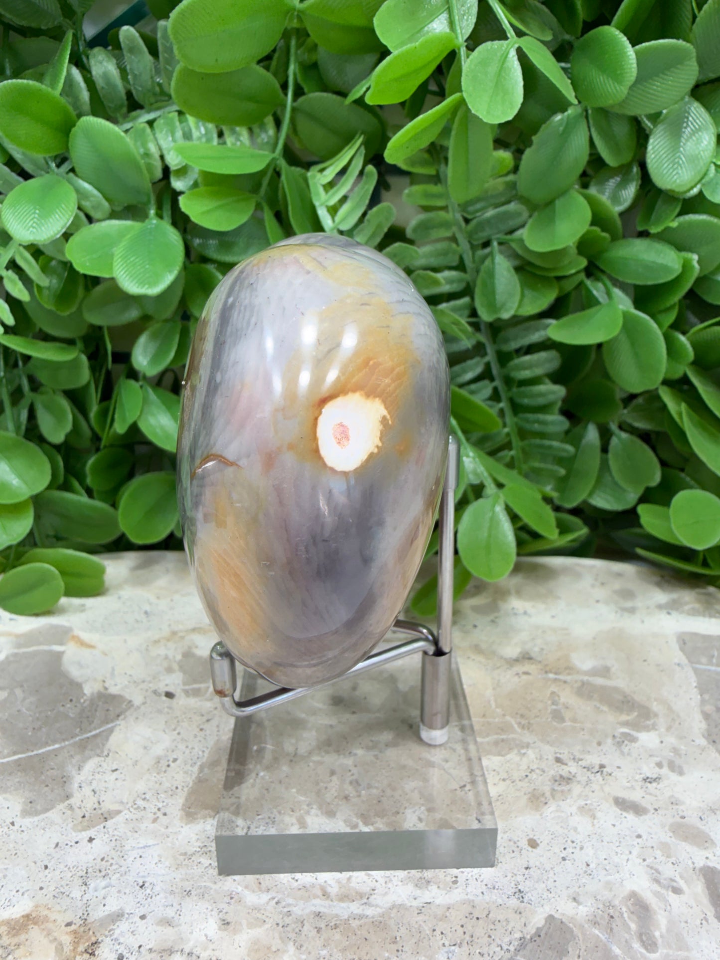 Polychrome Jasper Heart 440g