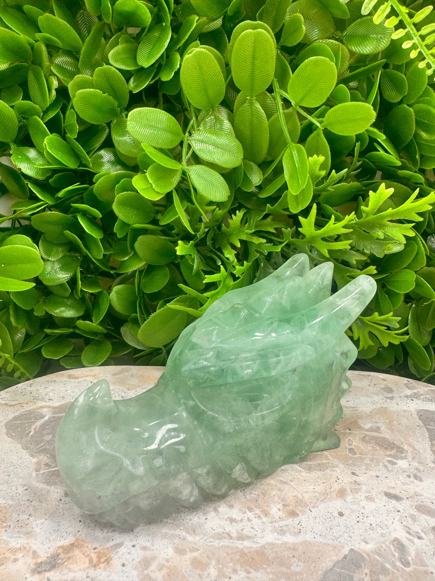 Green Fluorite Dragon 662g