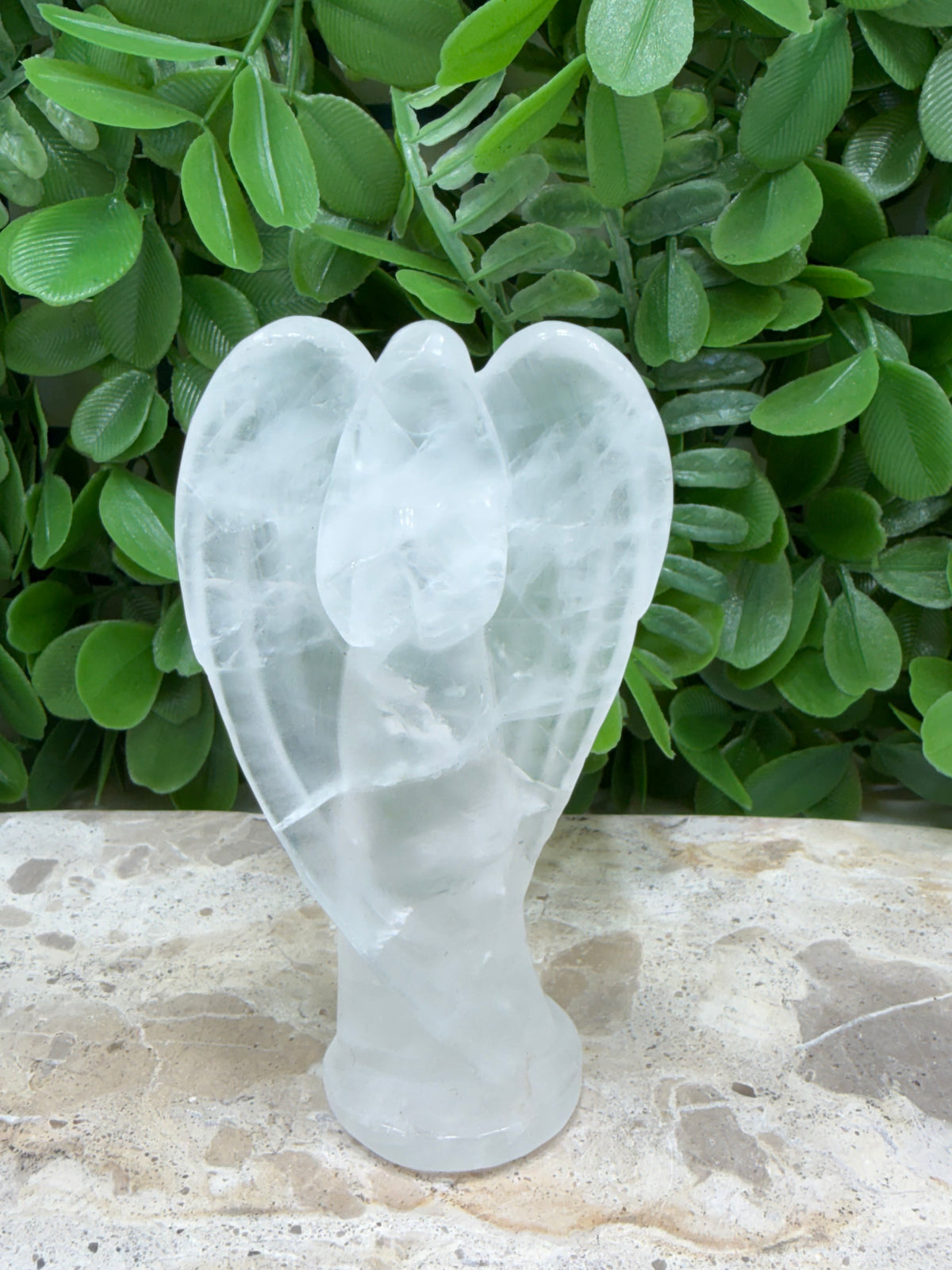 Clear Quartz Angel 120g | Clarity • Amplification • Healing