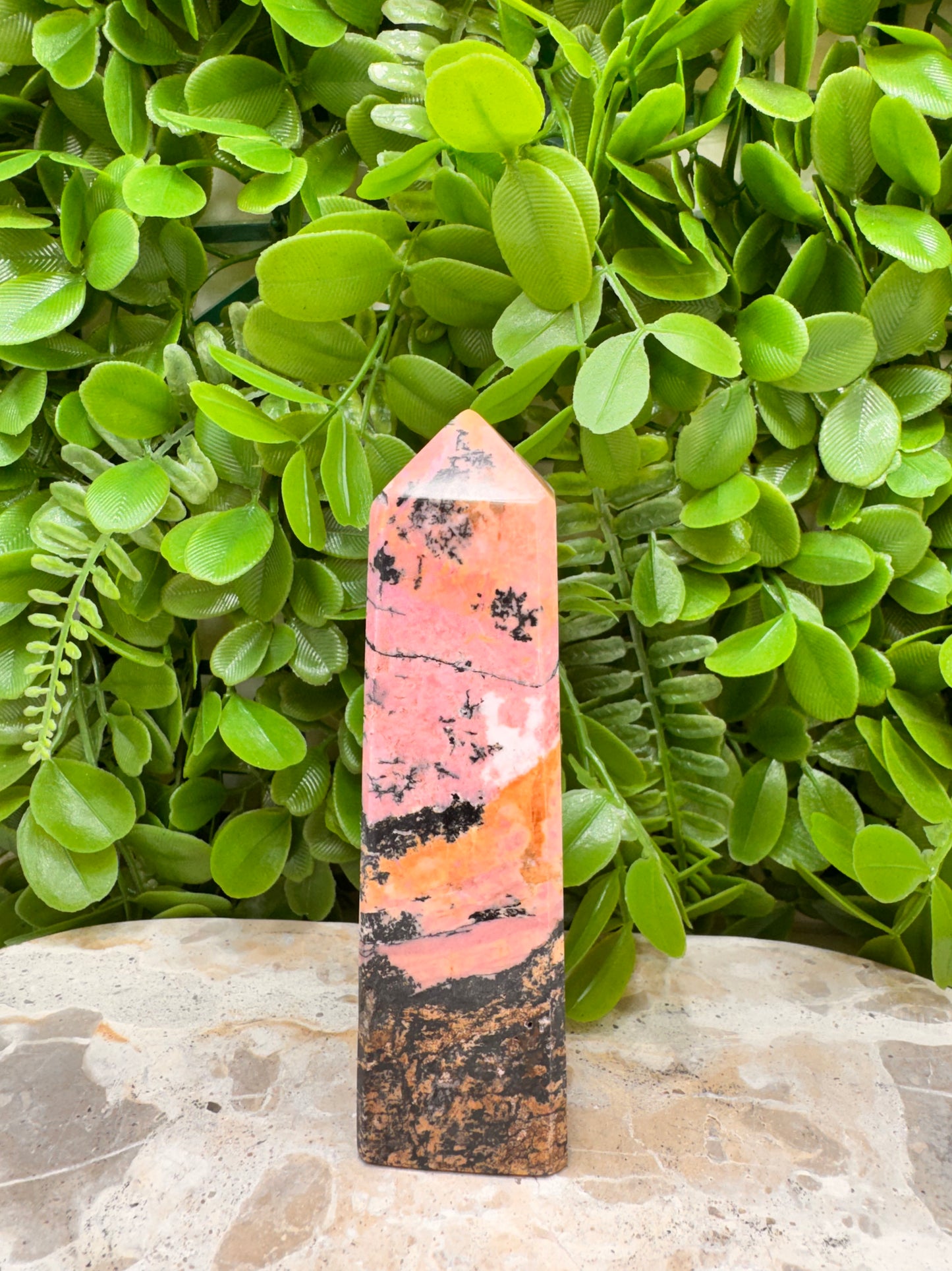 Rhodonite Tower 440g
